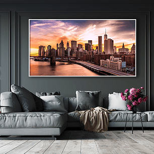 Quadro Decorativo Cidade New York Luxury