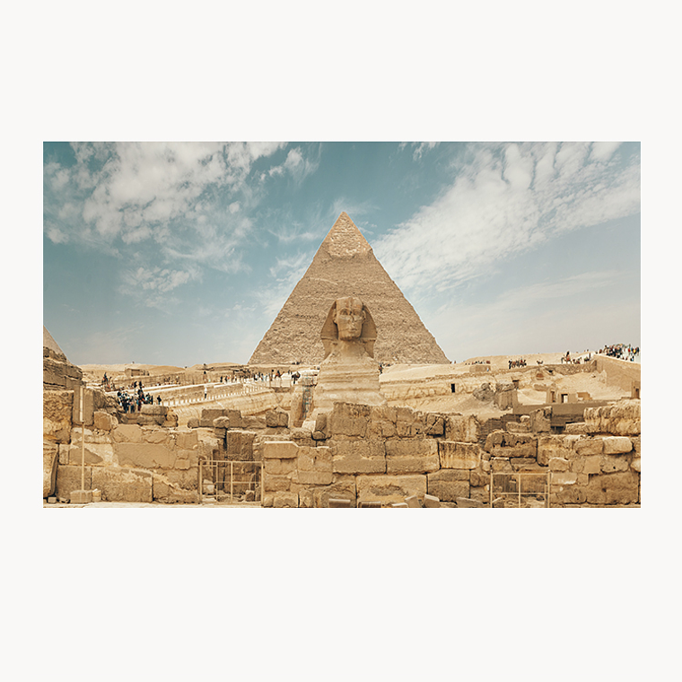 Quadro Decorativo Cidade Egito Pirâmide 2