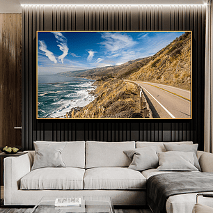 Quadro Decorativo Cidade Cálifornia Rodovia 1