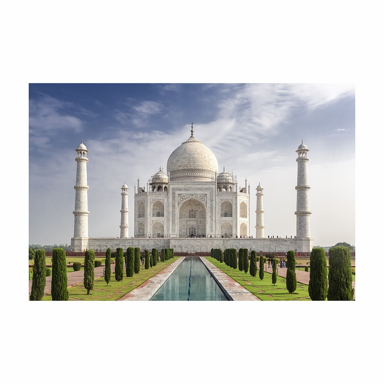 Quadro Decorativo Cidade Agra Taj Mahal 2