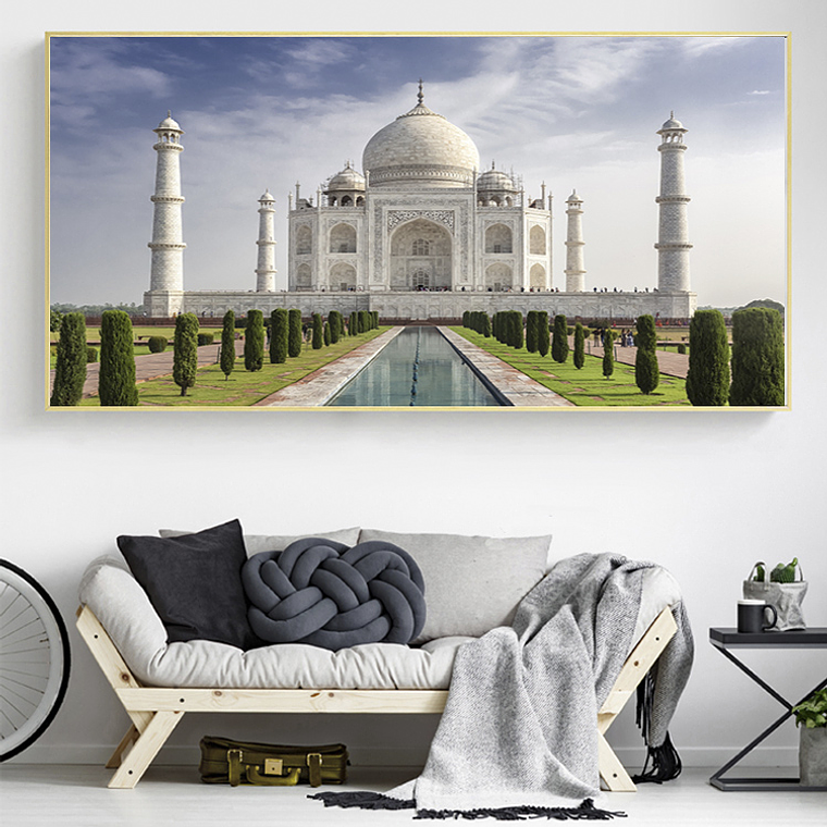 Quadro Decorativo Cidade Agra Taj Mahal 1