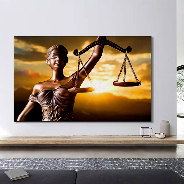 Quadro Decorativo Balança da Justiça 1