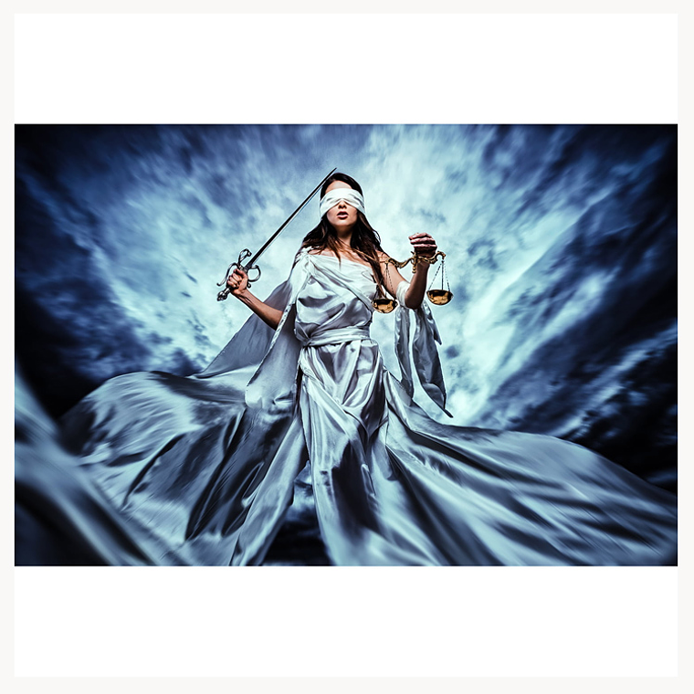 Quadro Decorativo Deusa da Justiça 2