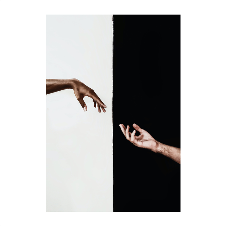 Quadro Decorativo Preto e Branco O Par 2