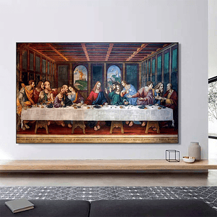 Quadro Decorativo Religioso Santa Ceia