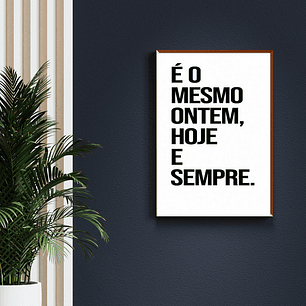 Quadro Decorativo Religioso Sempre