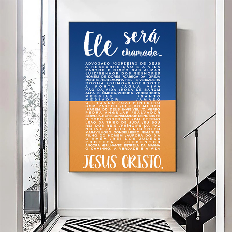Quadro Decorativo Religioso Ele Será Chamado 1