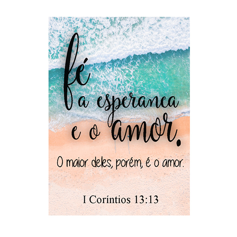 Quadro Decorativo Religioso Fé Esperança e Amor 2