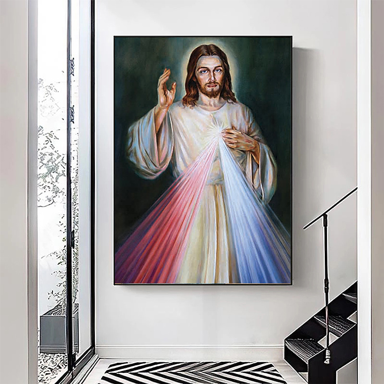 Quadro Decorativo Religioso Jesus O Iluminado 1