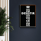 Quadro Decorativo Religioso Desistir - Thumbnail 1