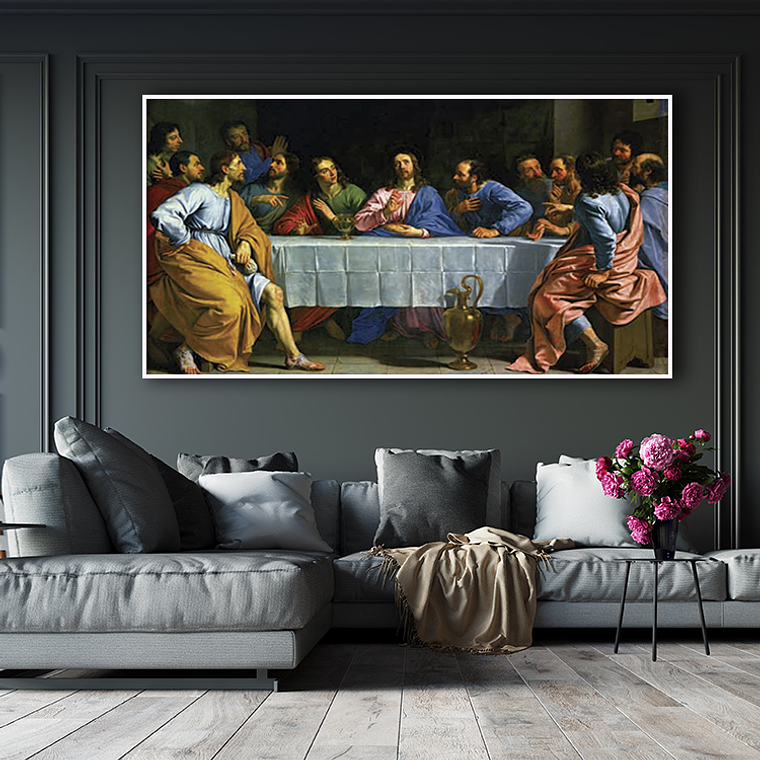 Quadro Decorativo Religioso A Santa Ceia 1