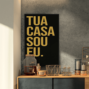 Quadro Decorativo Religioso Tua Casa Sou Eu