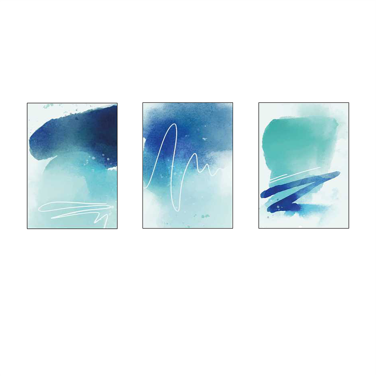 Abstrato Azul Minimalista 2