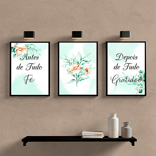 Abstrato Fé Gratidão Flores