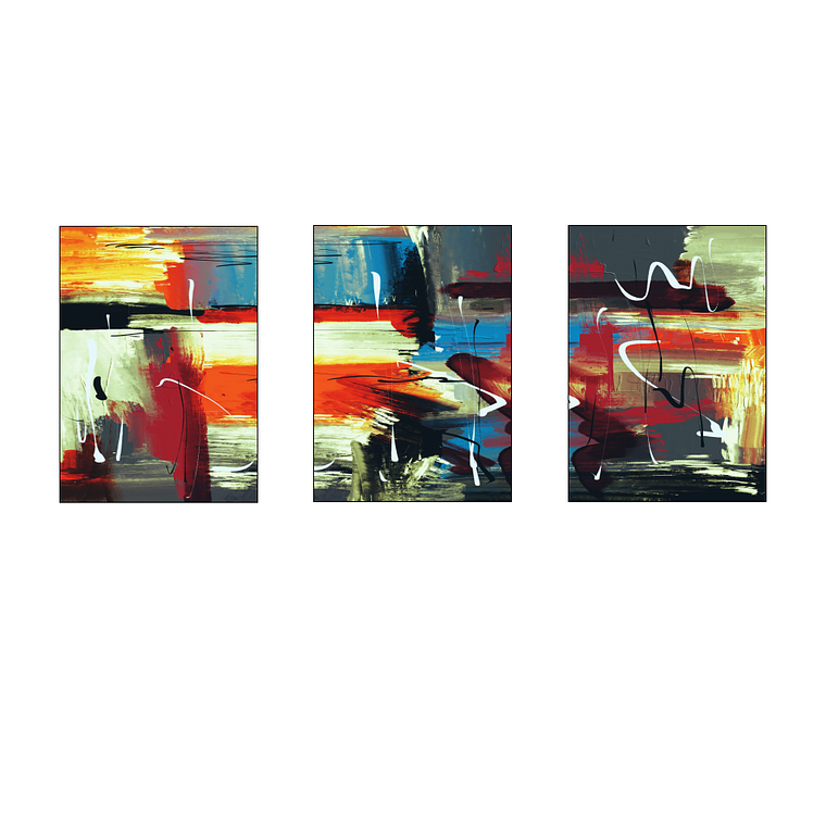 Abstrato Impacto Cores 2