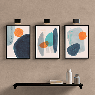 Minimalista Azul e Amarelo