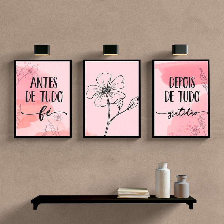 Fé e Gratidão Flor e Rosa 1