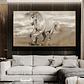 Quadro Decorativo Cavalo Bege - Thumbnail 1