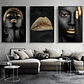 Quadro Decorativo Mulher Black Sensual Kit com 3 quadros - Thumbnail 1