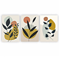 Quadro Decorativo Abstrato Folhas Kit com 3 quadros - Thumbnail 2