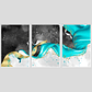 Quadro Decorativo Abstrato Tiffany Kit com 3 quadros - Thumbnail 2