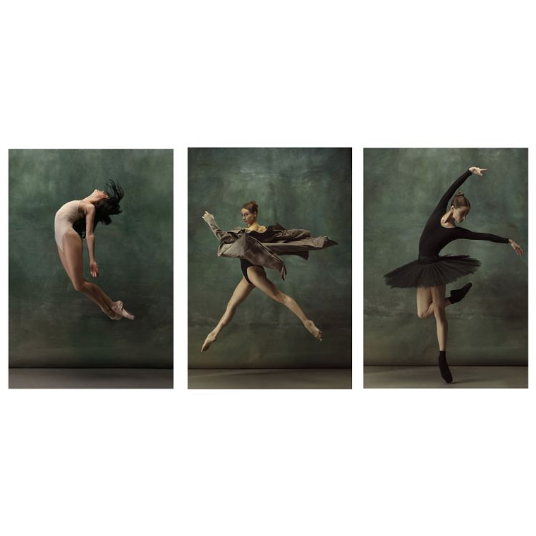 Quadro Decorativo Ballet Clássico Kit com 3 quadros 2