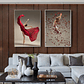 Quadro Decorativo Ballet Red Kit com 2 Quadros - Thumbnail 1