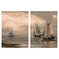 Quadro Decorativo Barcos Nude Kit com 2 Quadros - Thumbnail 2