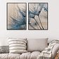 Quadro Decorativo Flor Dente de Leão Kit com 2 Quadros - Thumbnail 1