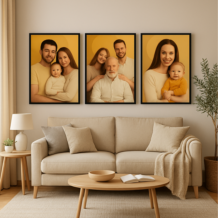 Quadro Personalizado com 3 Quadros 1