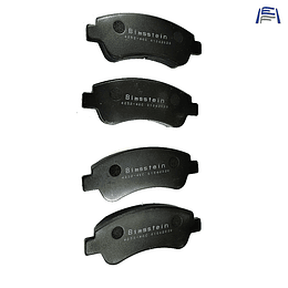 Pastillas de freno delanteras Peugeot 206 207 208 301 2008 307 Partner 2002> Citroën C2 C3 C4 C-Elysée Xsara Berlingo 2002>