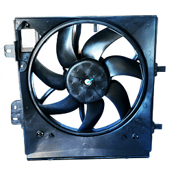 Motor electroventilador Peugeot 207 208 301 Citroën C2 C3 C-Elysée 2012-2017 1.6 diésel DV6 (con aspa)