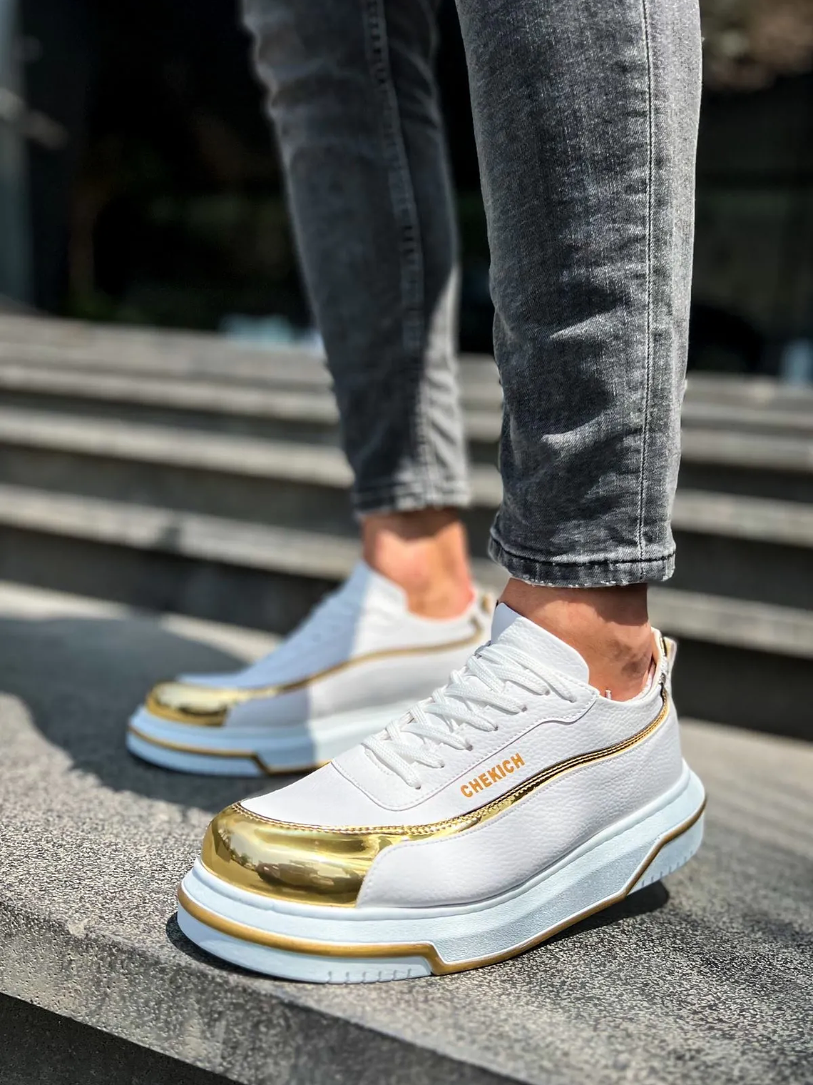 Zapatilla Renaissance White/Gold 1