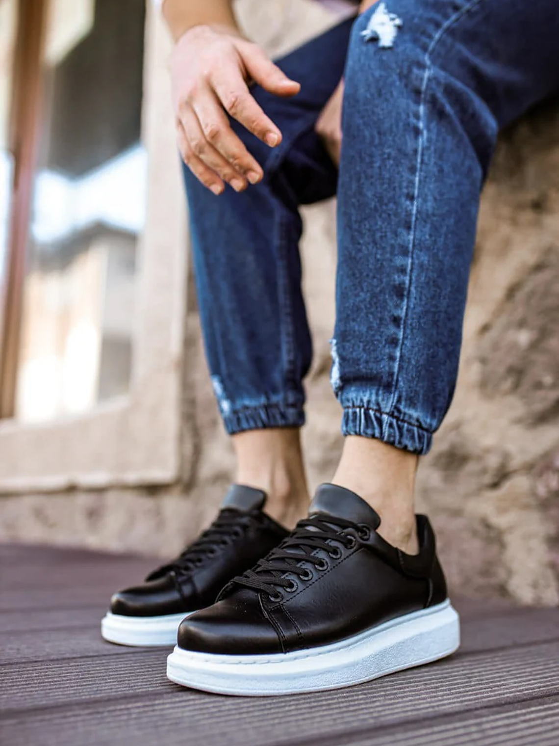 Zapatillas Estrella Casual Black/White 2