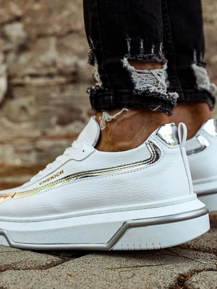 Zapatilla Renaissance White/Silver 3