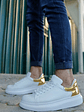 Chekich Sneakers White & Gold - Miniatura 2