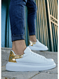 Chekich Sneakers White & Gold - Miniatura 3