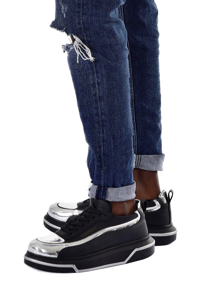 Zapatilla Renaissance Black & Silver 3