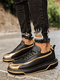 Sneakers Renaissance Black & Gold - Miniatura 2