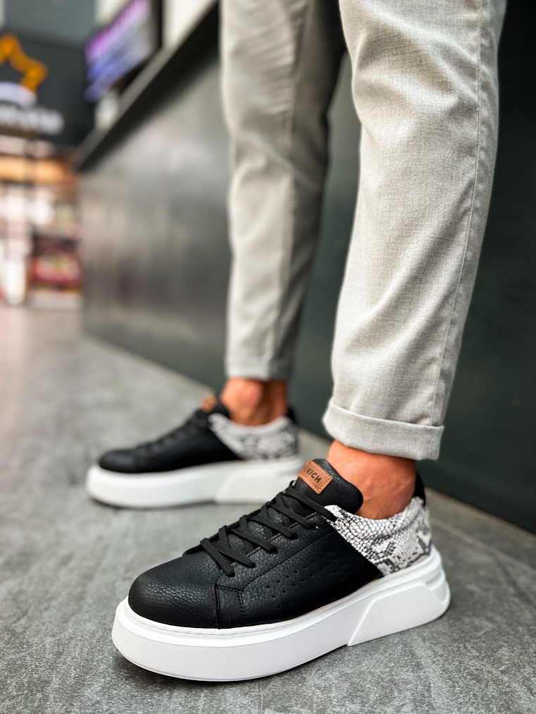 Zapatos Anthracite Black 1