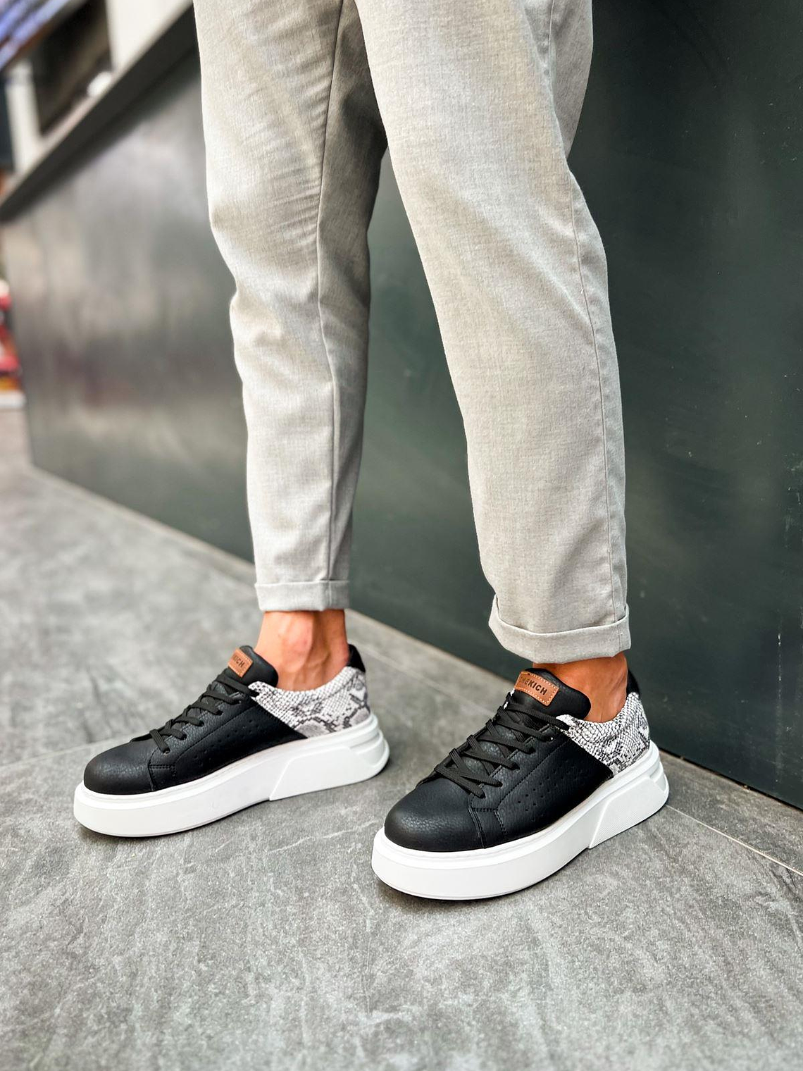 Zapatos Anthracite Black 3