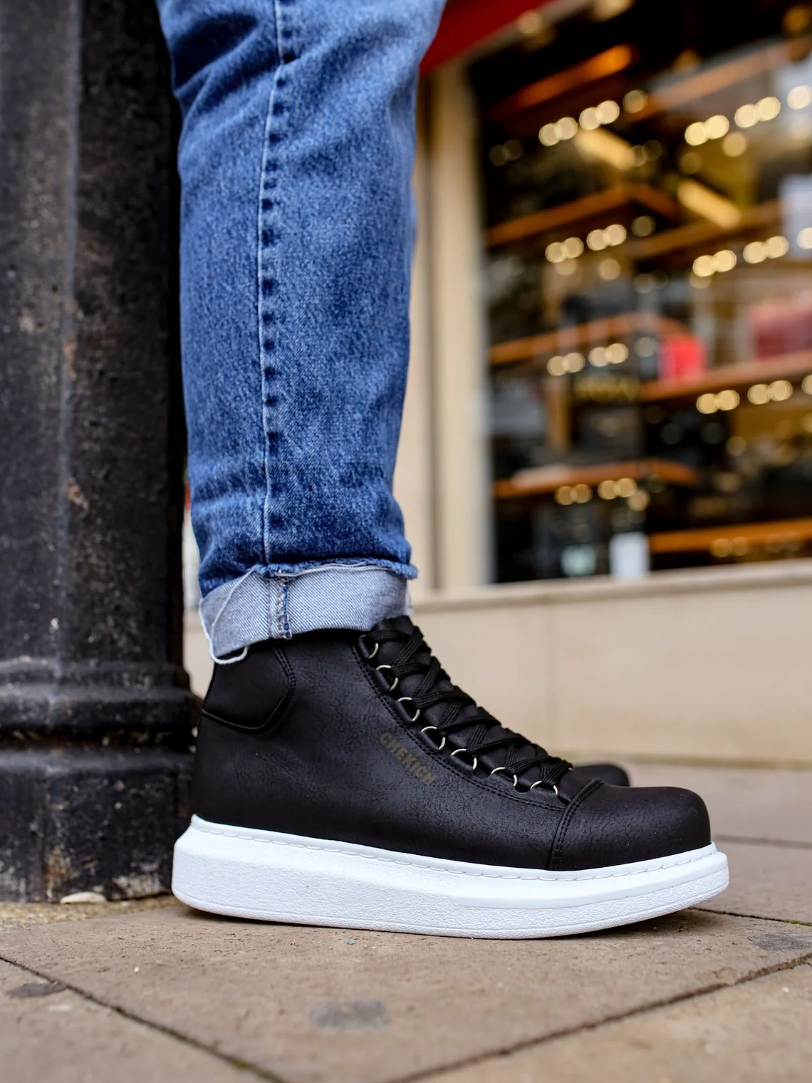 Zapatillas Roma Blue Caña Alta 1