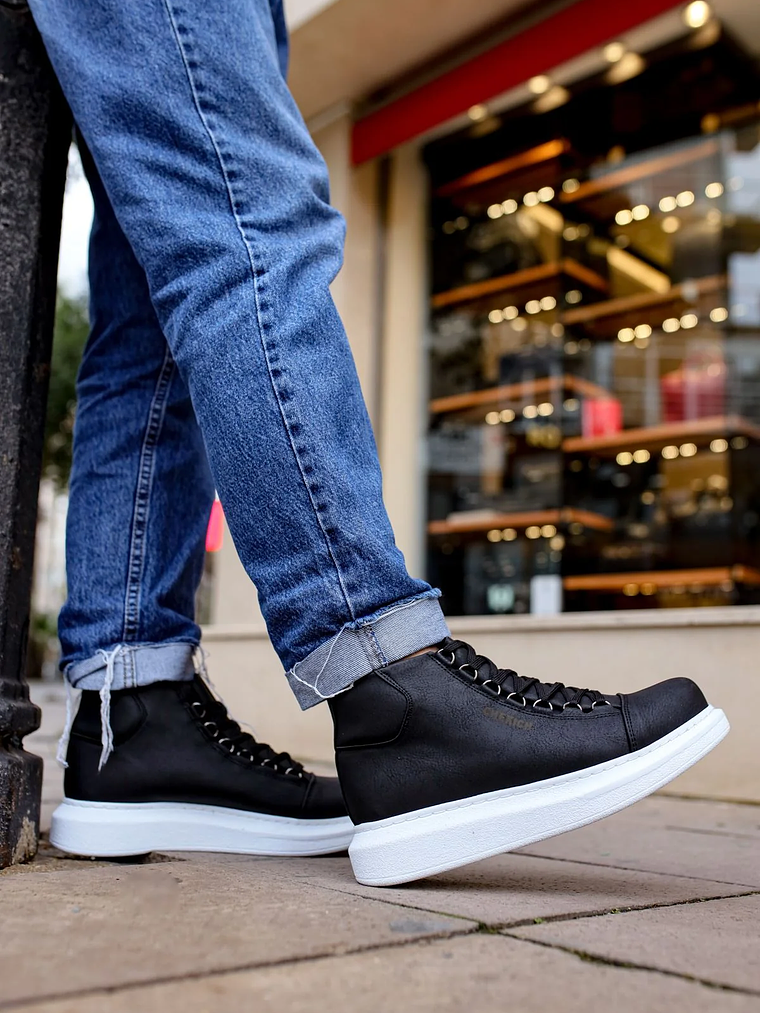 Zapatillas Roma Blue Caña Alta 2