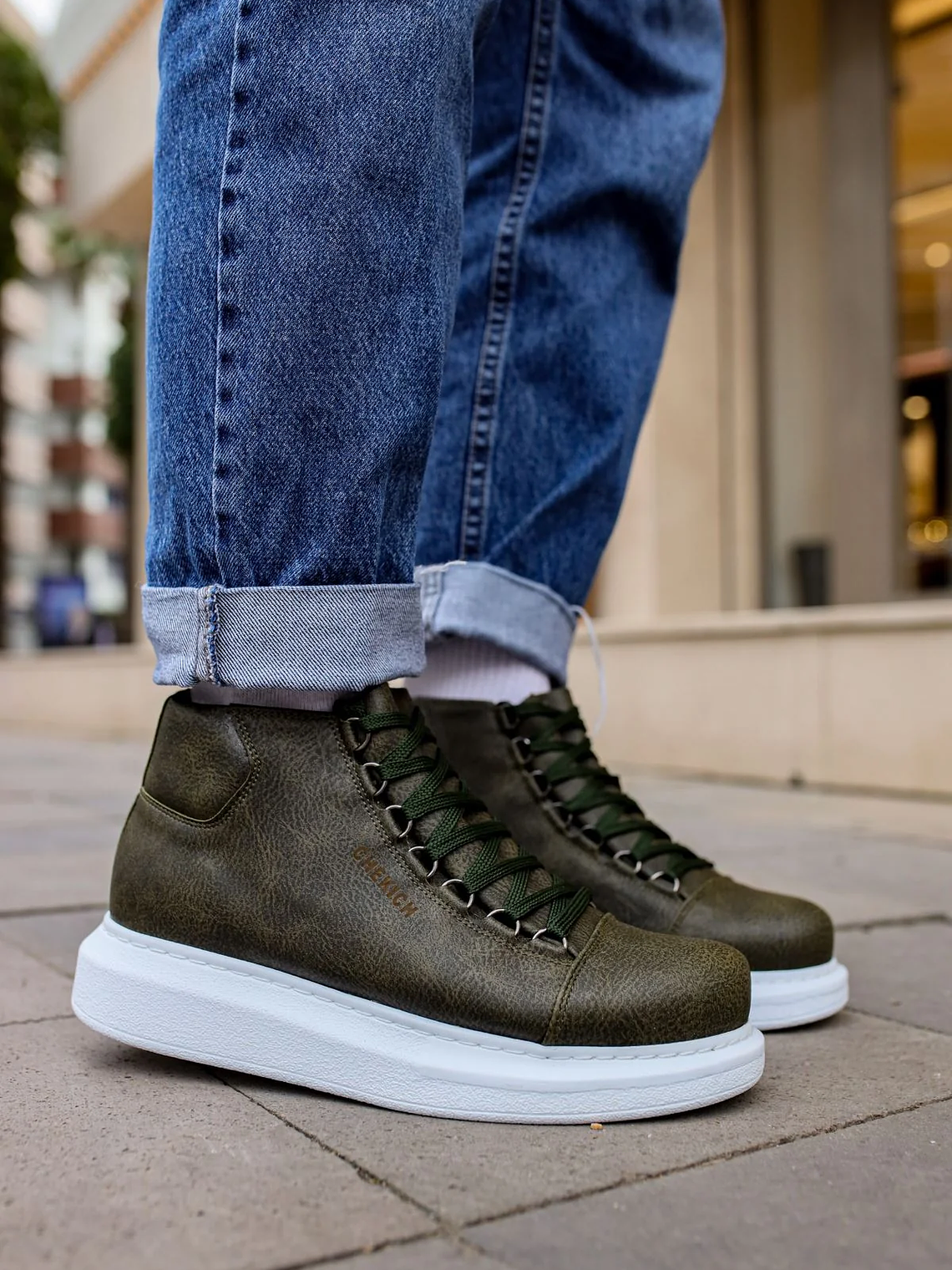 Zapatillas Roma Green Caña Alta 1