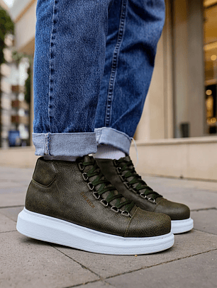 Zapatillas Roma Green Caña Alta