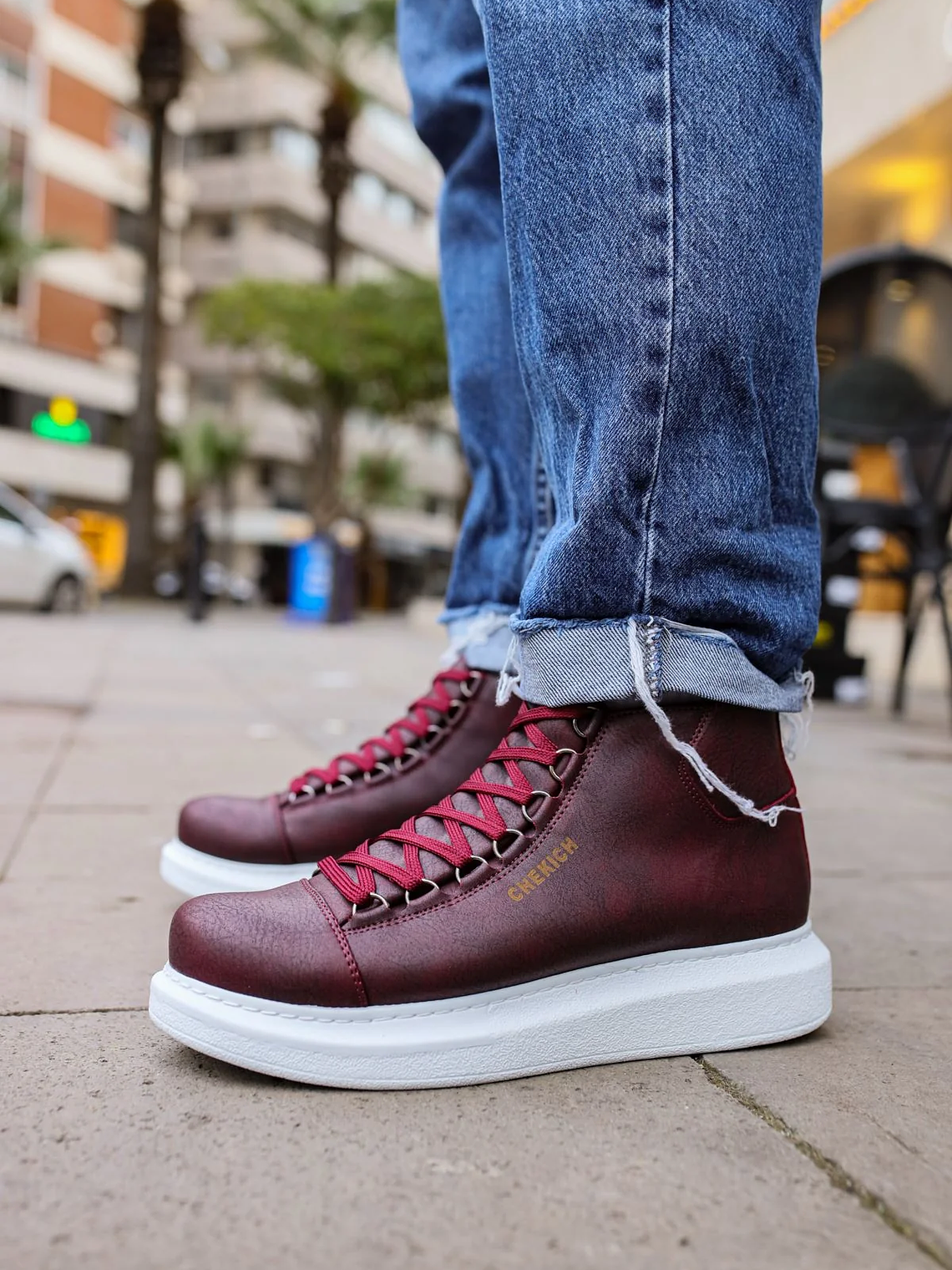 Zapatillas Roma Red Caña Alta 1