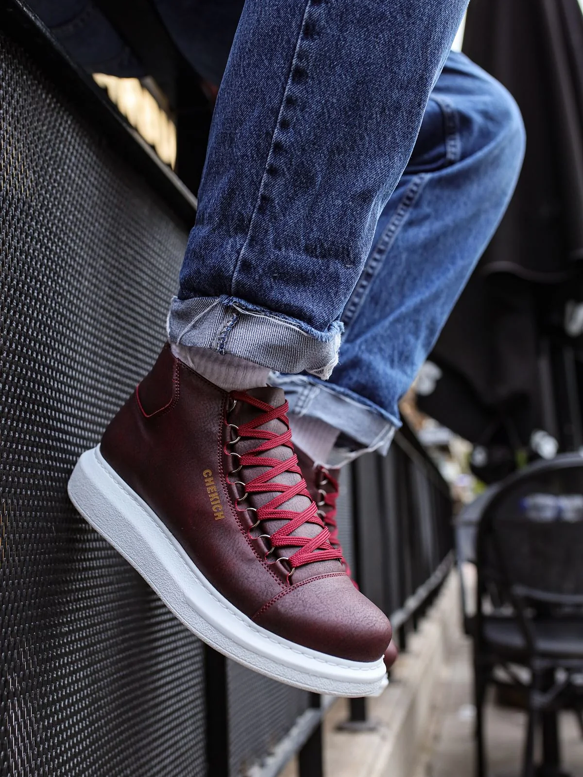 Zapatillas Roma Red Caña Alta 3