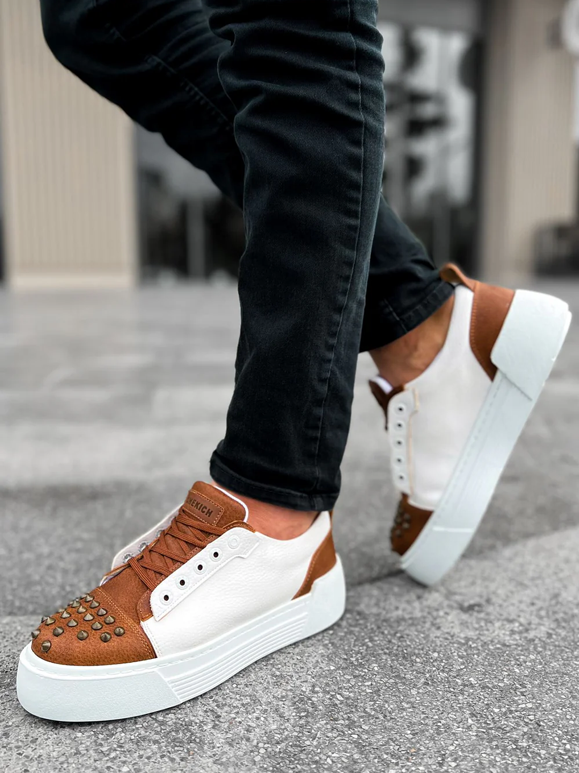 Zapatillas Thorns Brown & White 1