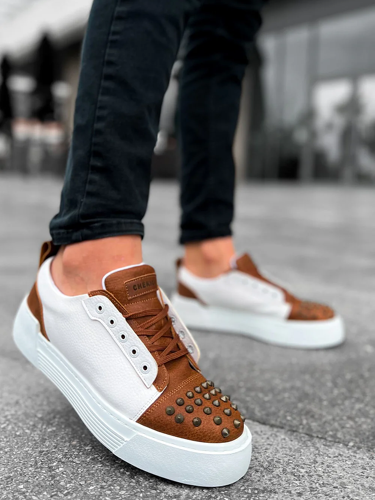 Zapatillas Thorns Brown & White 2