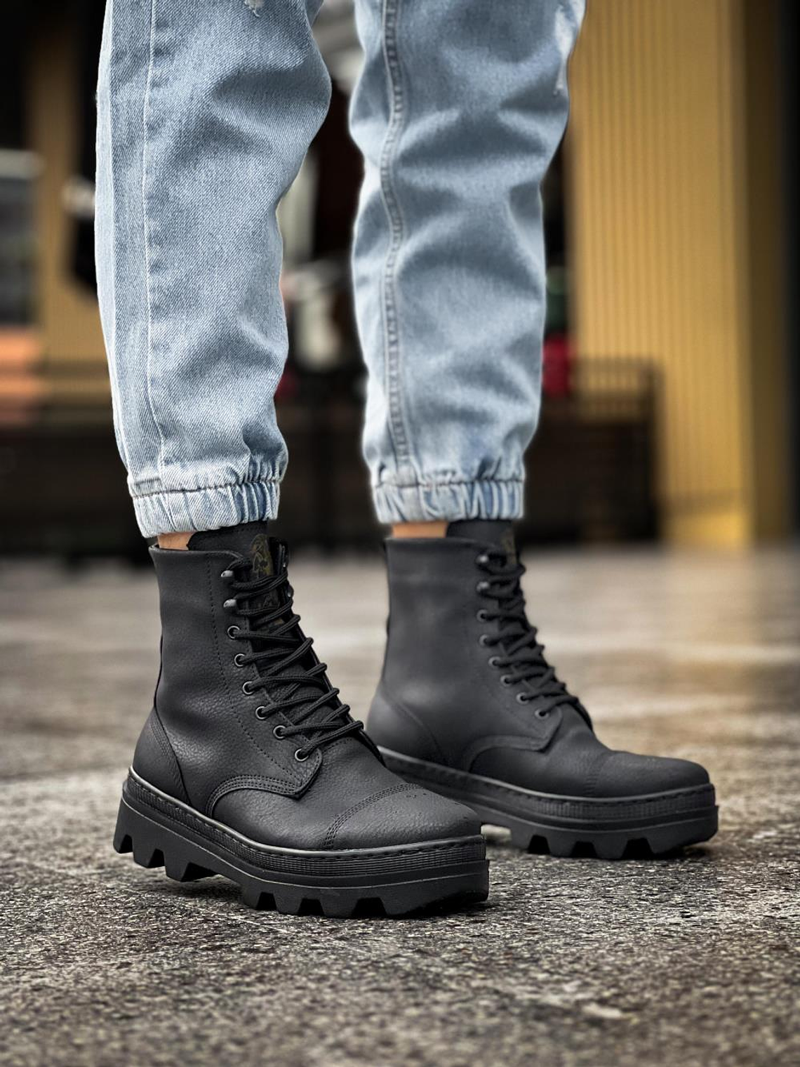 Botas Military Style Black 3